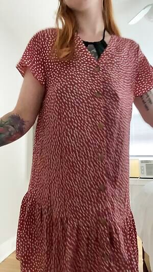 Do you like what I have under my dress? 😈