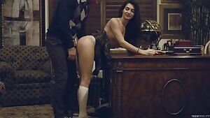 Michelle Taylor's Teen Pussy Fucked Hard In Doggystyle