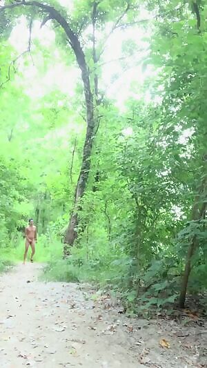 Got horny while on the trails so of course I had to strip down. Pms are always welcome!