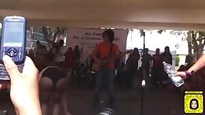 Jessy Bulbo goes from a nipslip to a full on flash