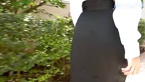 Crystal Rush Busted Peekin on her Clients D!CK