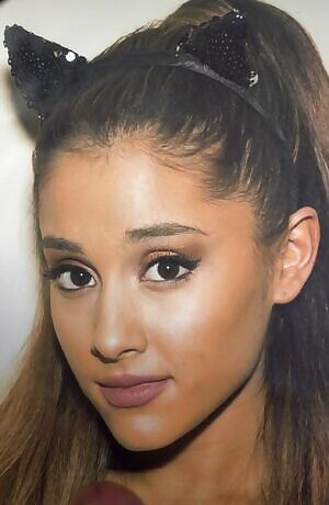 Shot a thick load all over Ariana's face
