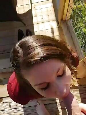 A blowie on the balcony