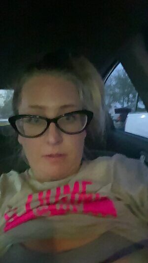 Kinda awkward doing a titty drop in the car waiting for pizza, but do I least get an A for effort?