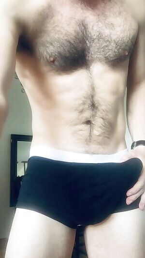 I like how my cock looks in these boxers