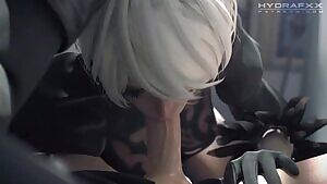 2B sucking dick