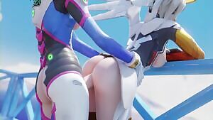 D.va pounding Mercy