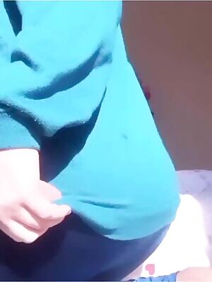 Butt reveal in blue 💙