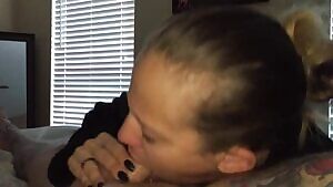 Cum in mouth blowjob