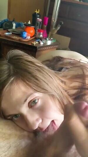 the girl looks quite playful, but this guy needs some manscaping