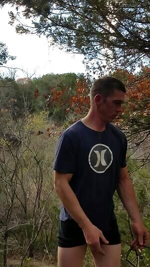 There was a USGS employee down in the creek bed a little ways down.