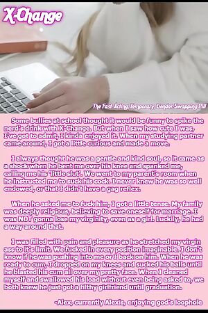 Alex, now Alexis, enjoying god's loophole