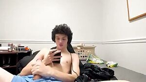 Wanking watching porn