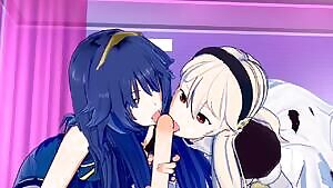 Lucina and Corrin giving you face